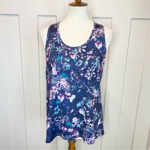 Eddie Bauer athletic floral workout tank size large